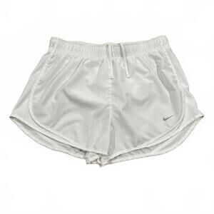 Nike Womens Tempo Running Shorts White Size Large